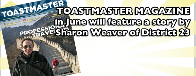 Congratulations Sharon Weaver!