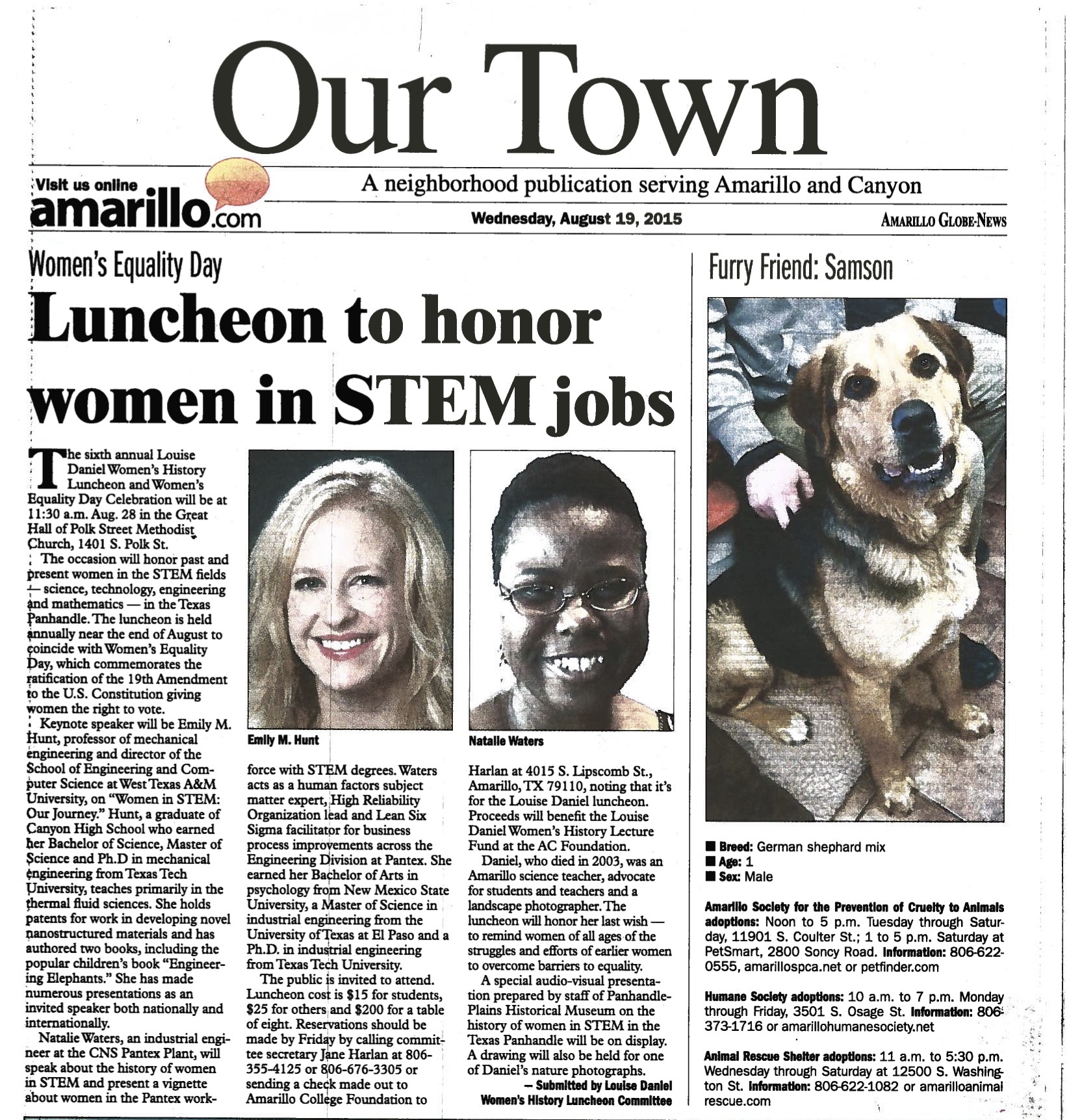 Toastmaster Speaks at STEM Luncheon