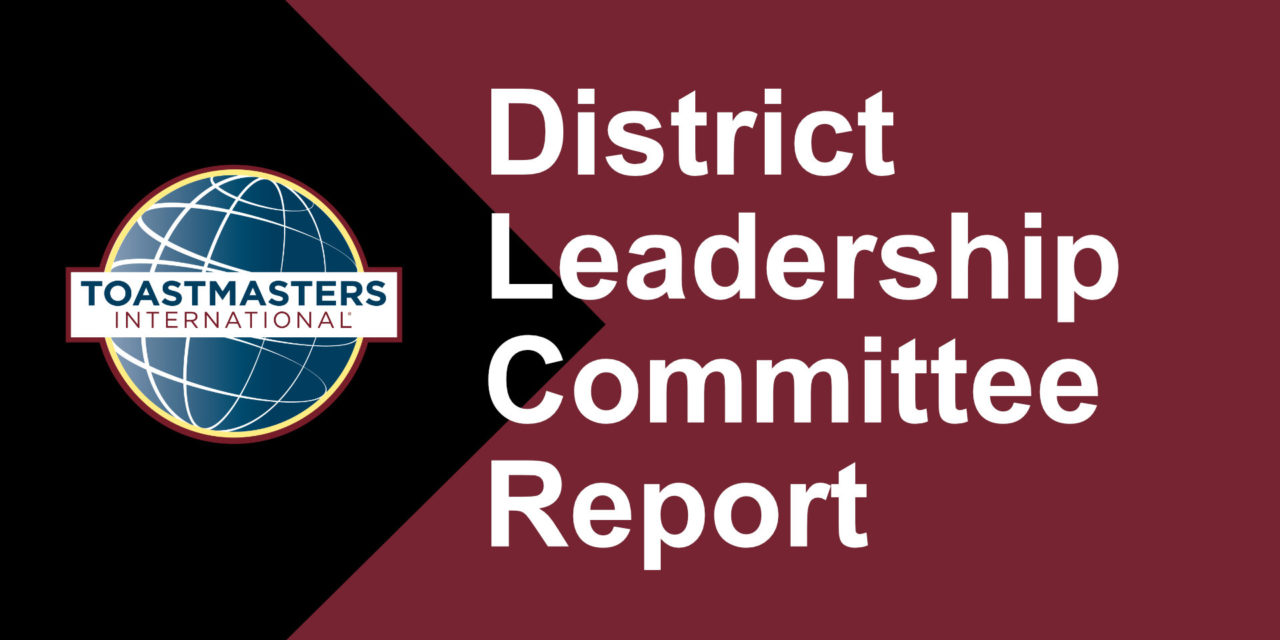 District Leadership Committee Report – Spring 2019