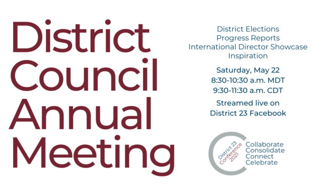 District 23 Council Meeting