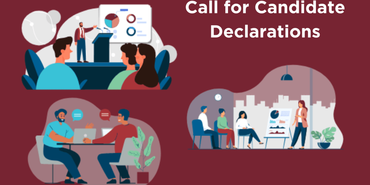 Call for Candidate Declarations