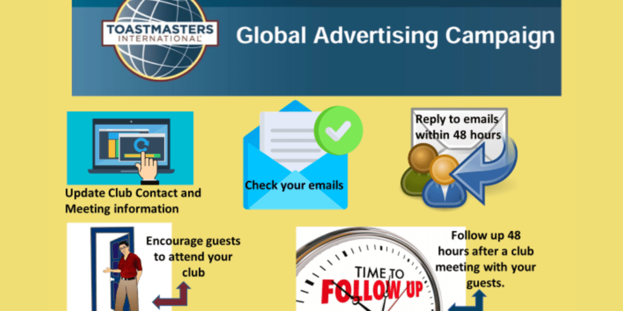 District 23 Participates in Toastmasters’ Global Advertising Campaign